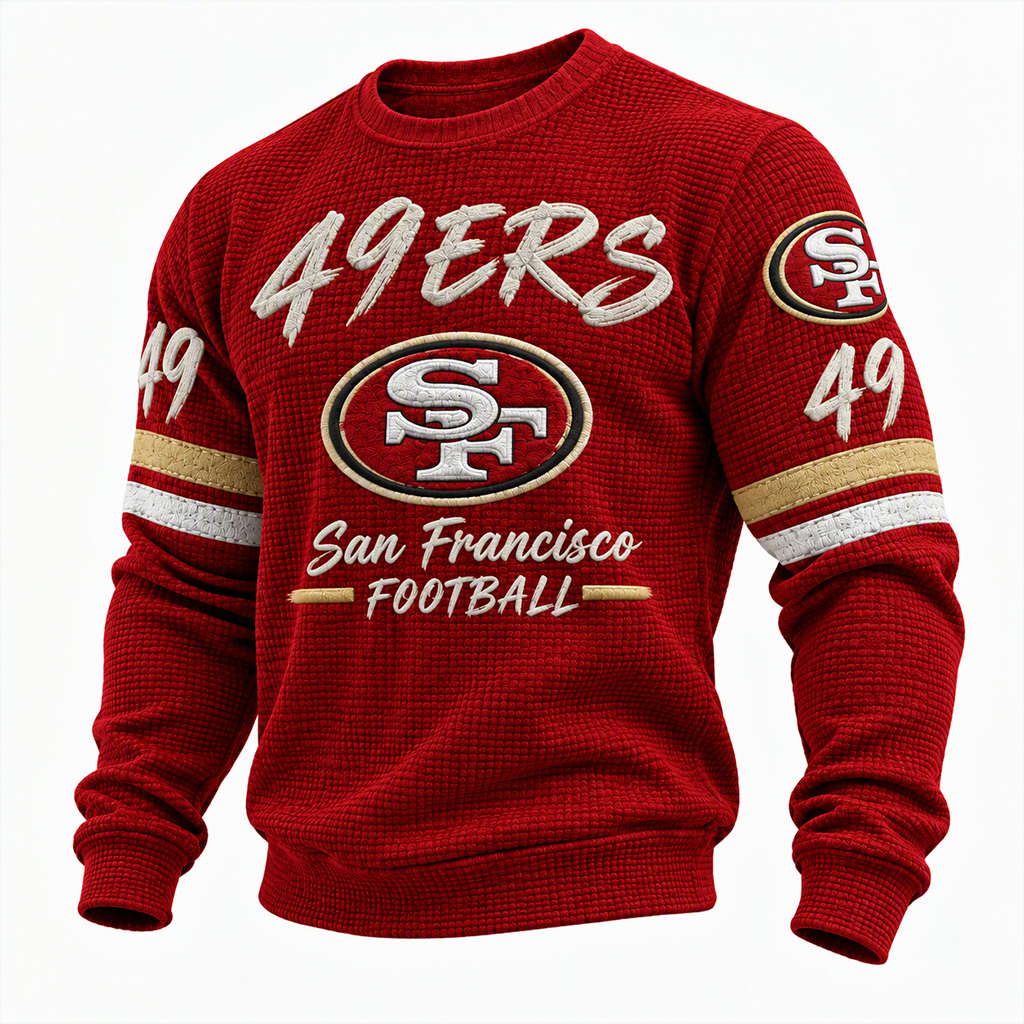 Men's Football Print Sweatshirt