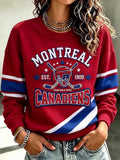 Women's Ice Hockey Print Sweatshirt
