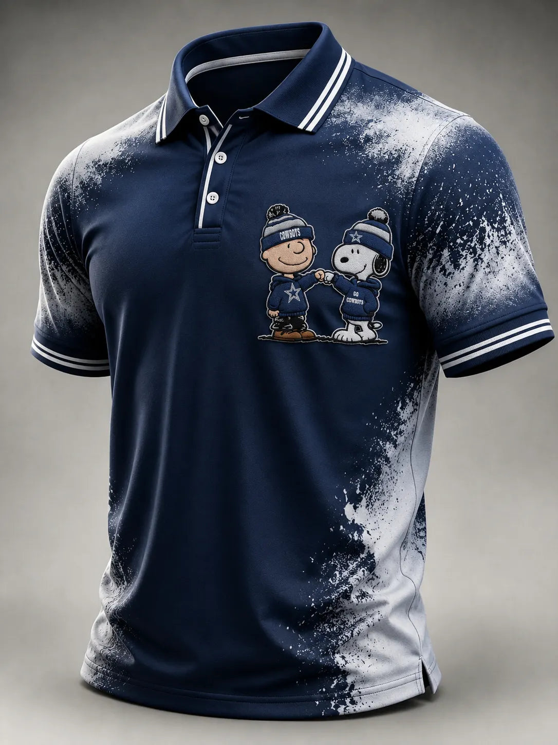 Men's Football Short-Sleeve Polo Shirt