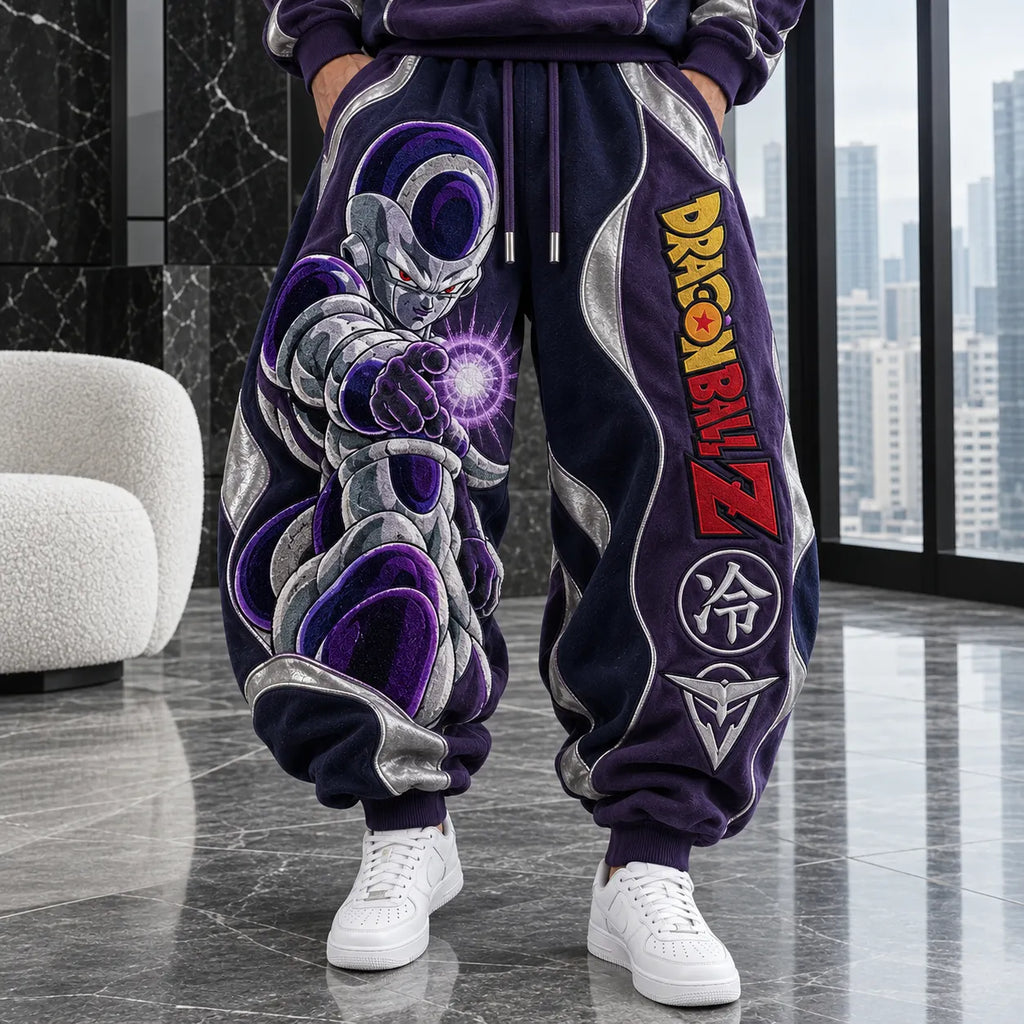 Unisex Loose-fit Casual Lantern-style Sweatpants