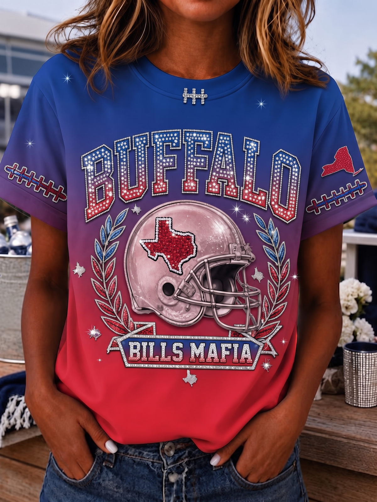 Women's Football T-Shirt