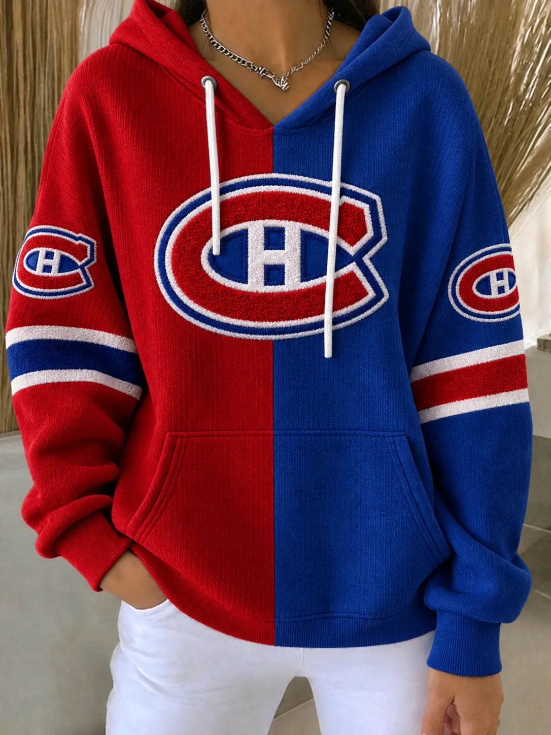 Men's Hockey Print Hoodie