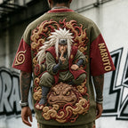 Unisex Anime-Style Retro Oversized T-Shirt