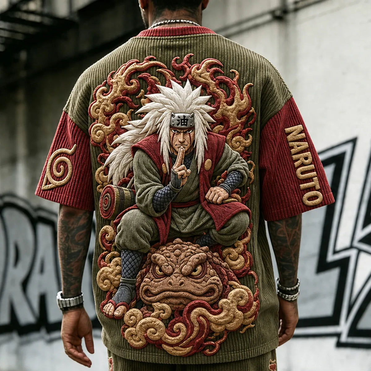 Unisex Anime-Style Retro Oversized T-Shirt