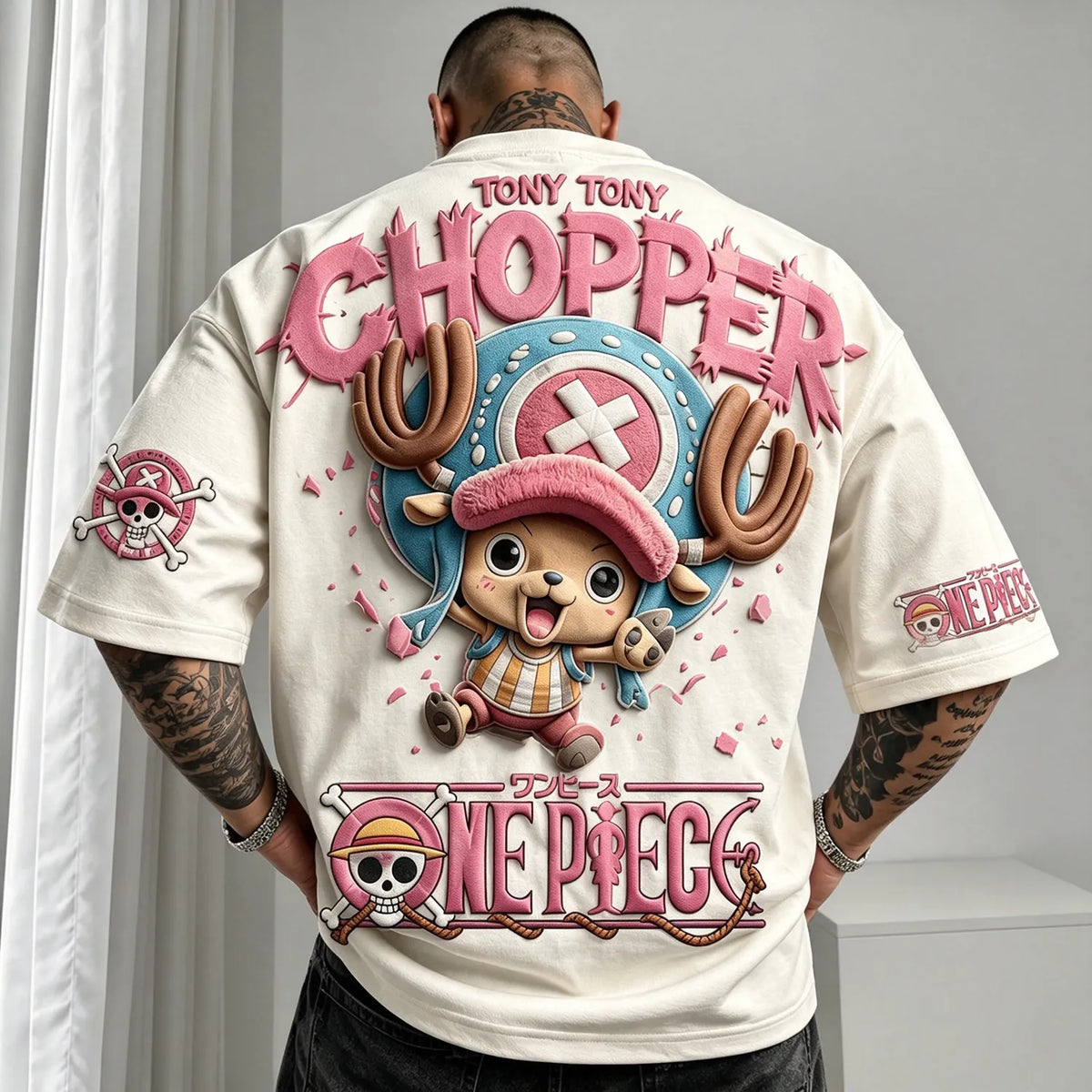 Men's Anime Graphic Oversized T-Shirt