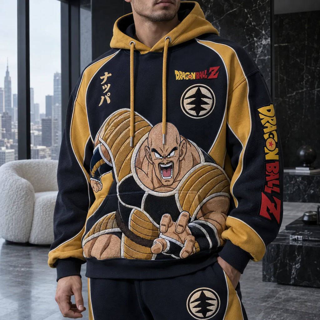 Unisex Oversized Casual Anime-print Hoodie