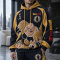 Unisex Oversized Casual Anime-print Hoodie