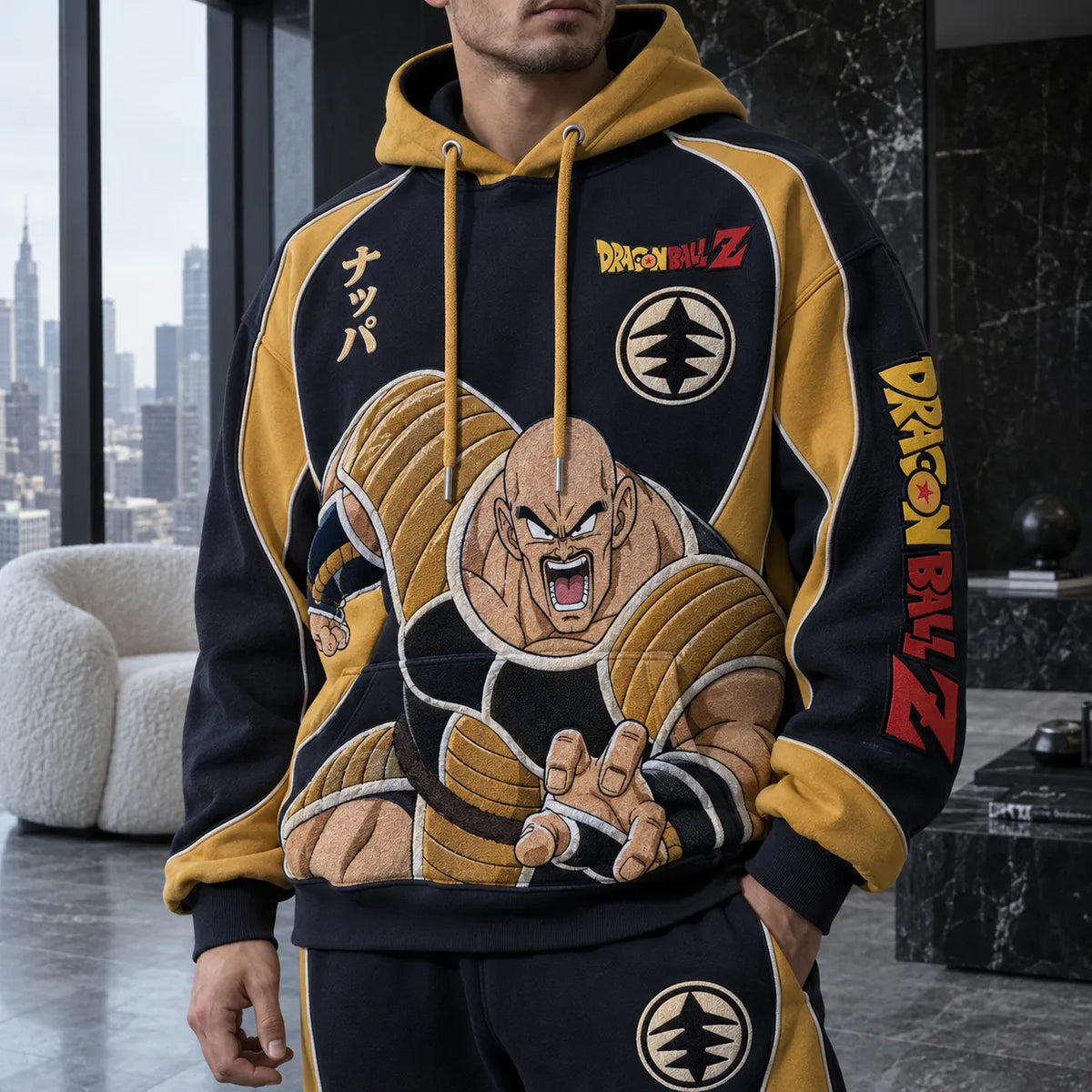 Unisex Oversized Casual Anime-print Hoodie