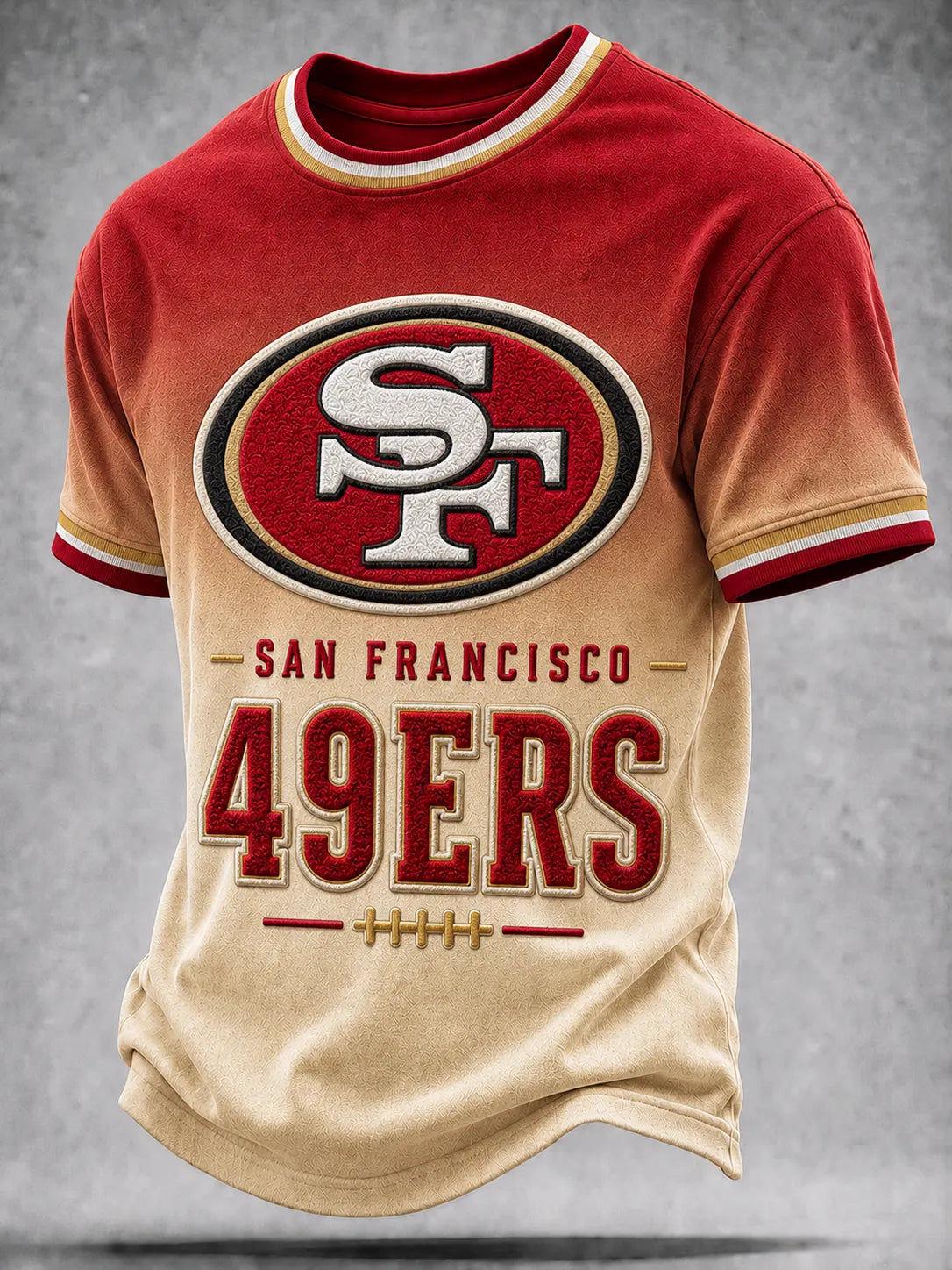 Men's Graphic Printed Football Top