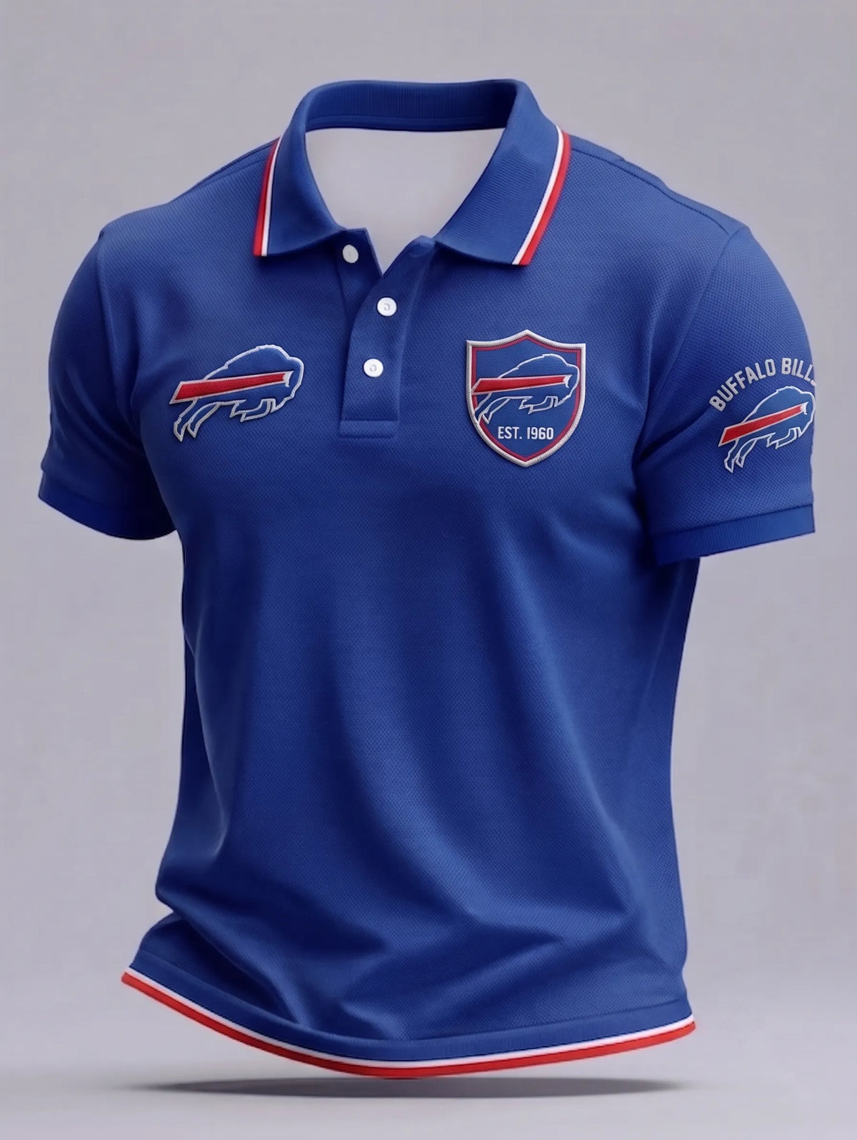 Men's Football Team Short-Sleeve Polo Shirt