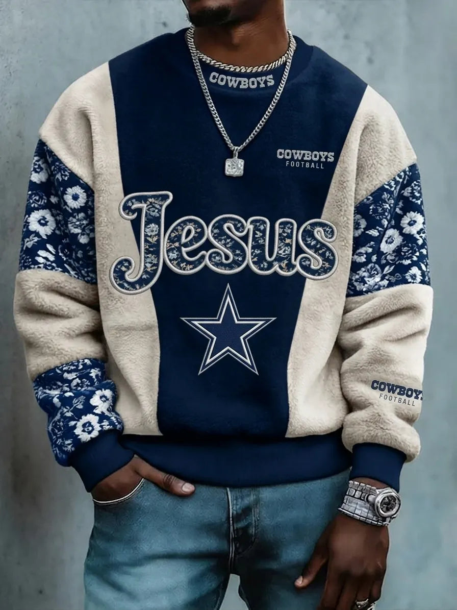 Men's Football Print Sweatershirts