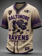Men's Football Print Shirt