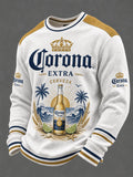 Men's Casual Beer Print Sweatershirts