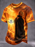 Men's Casual  Printed Short-Sleeve T-Shirt