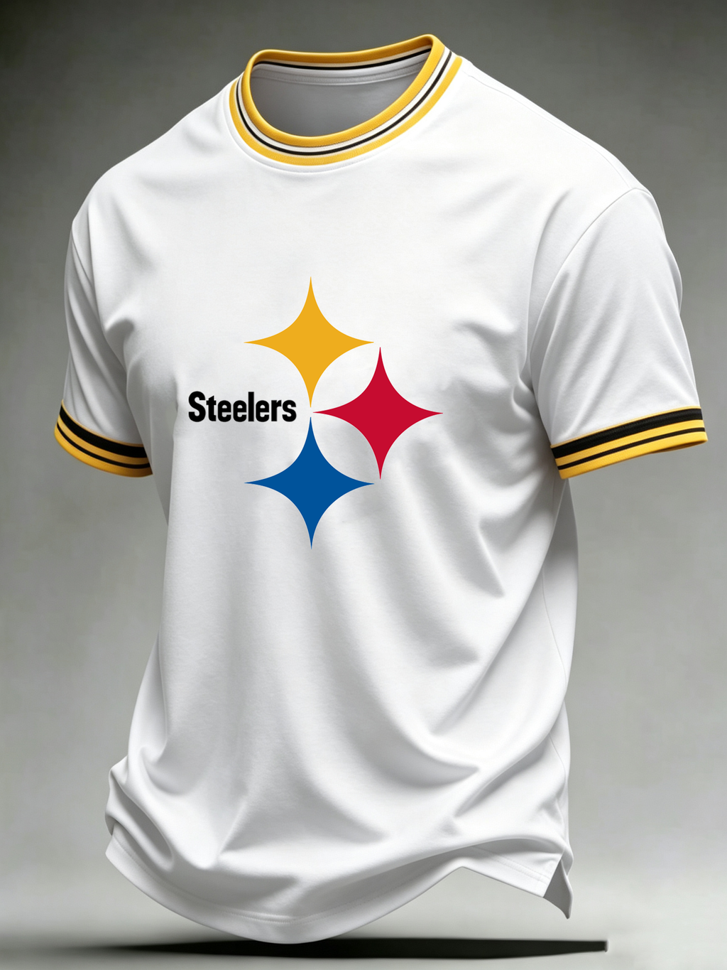 Men's Steelers Print Polo Shirt