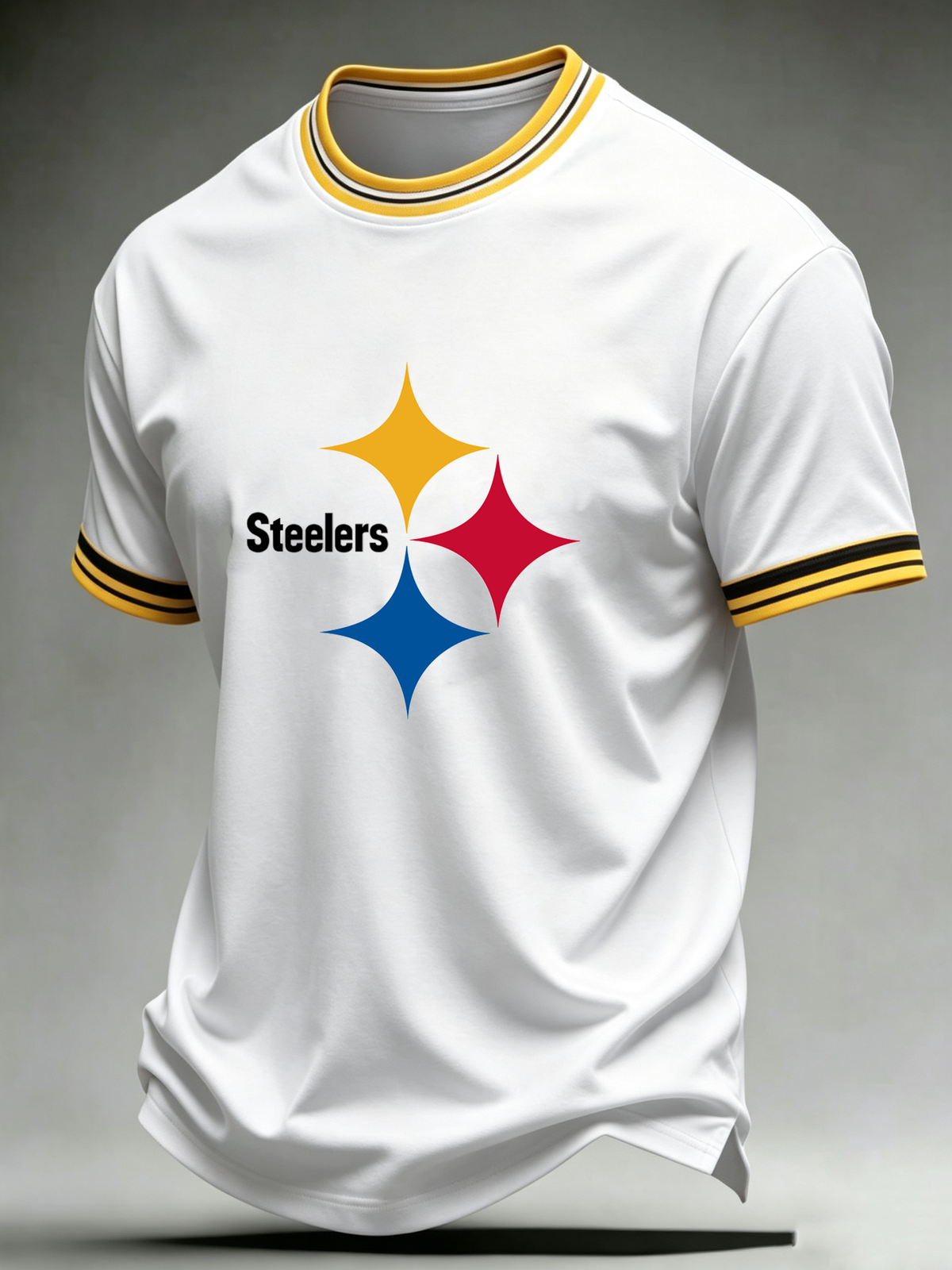 Men's Steelers Print Polo Shirt