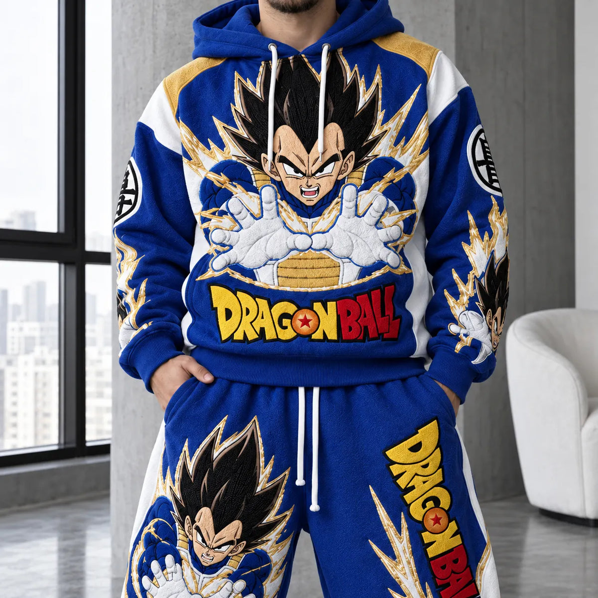 Unisex Oversized Casual Anime-print Hoodie