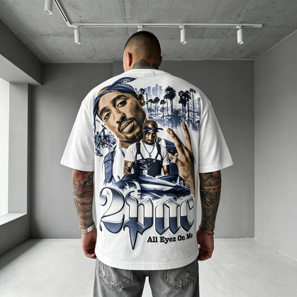 Unisex West Coast Legend Print Short-Sleeve T-Shirt