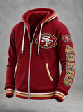 Men's Football Print Hoodie