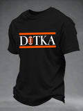 Men's Retro Print Short-Sleeve T-Shirt