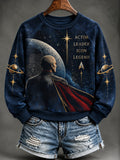 Women's In Loving Memory of Our Captain Print Casual Sweatshirt