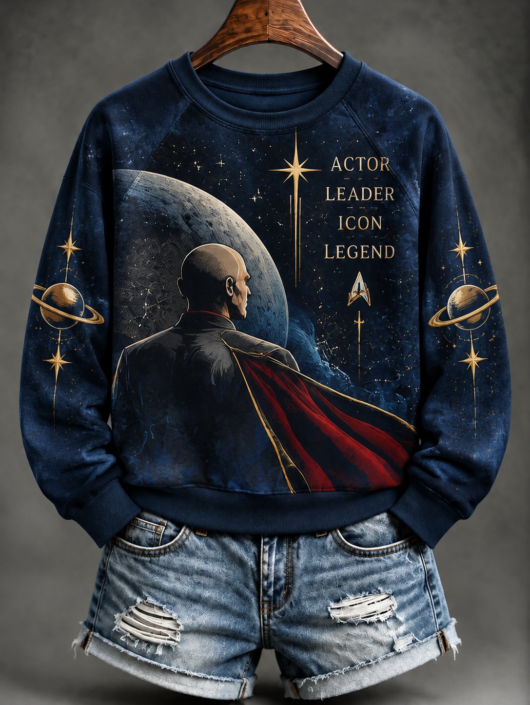 Women's In Loving Memory of Our Captain Print Casual Sweatshirt
