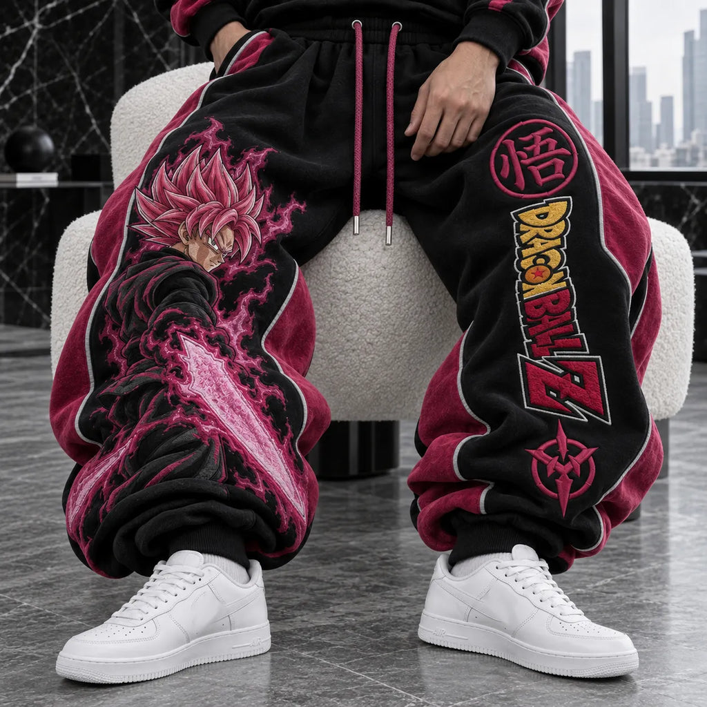 Unisex Loose-fit Casual Lantern-style Sweatpants