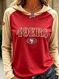 Women's Football Long-Sleeve Hoodies