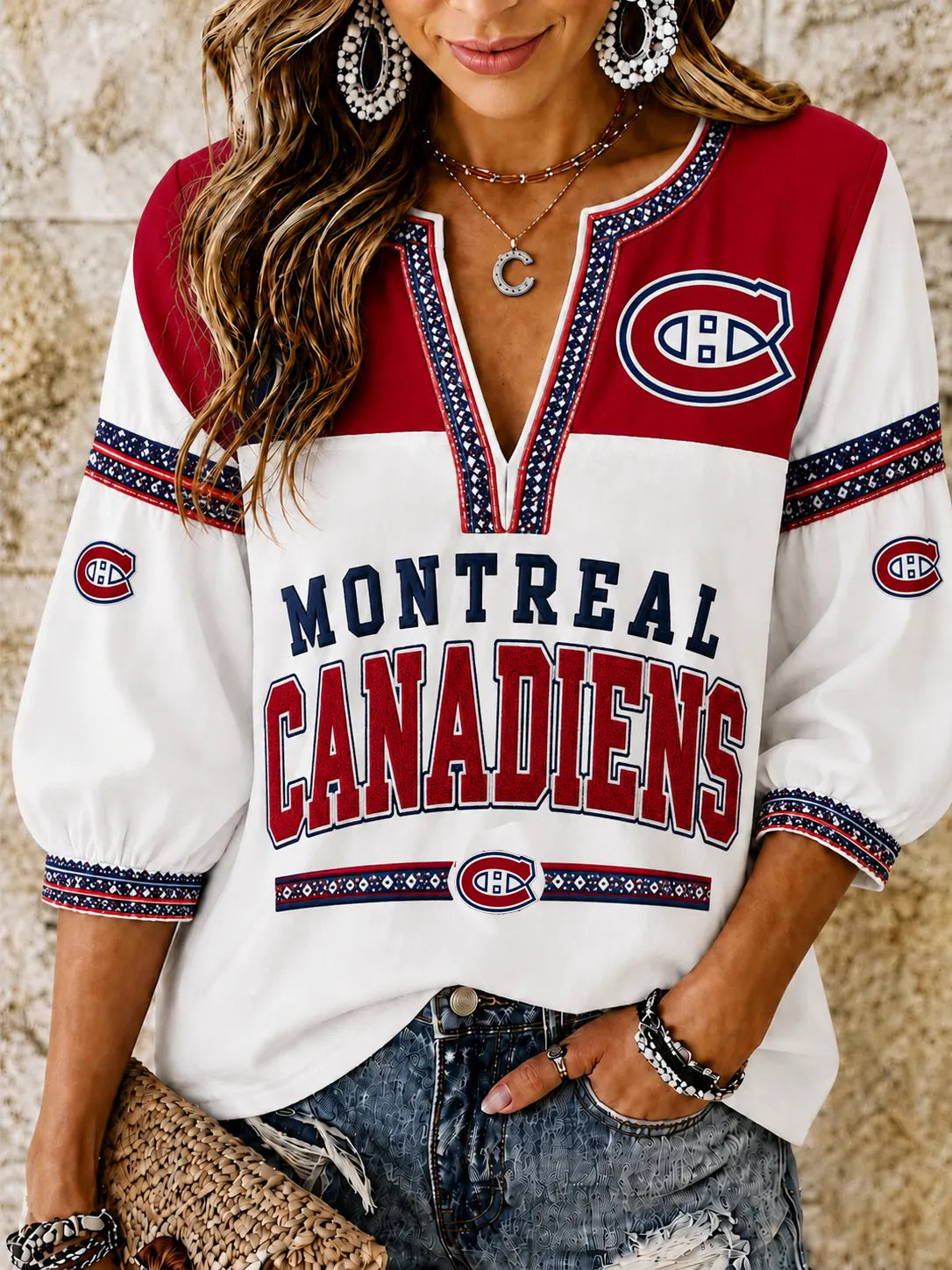 Women's Sporty Graphic Performance Top