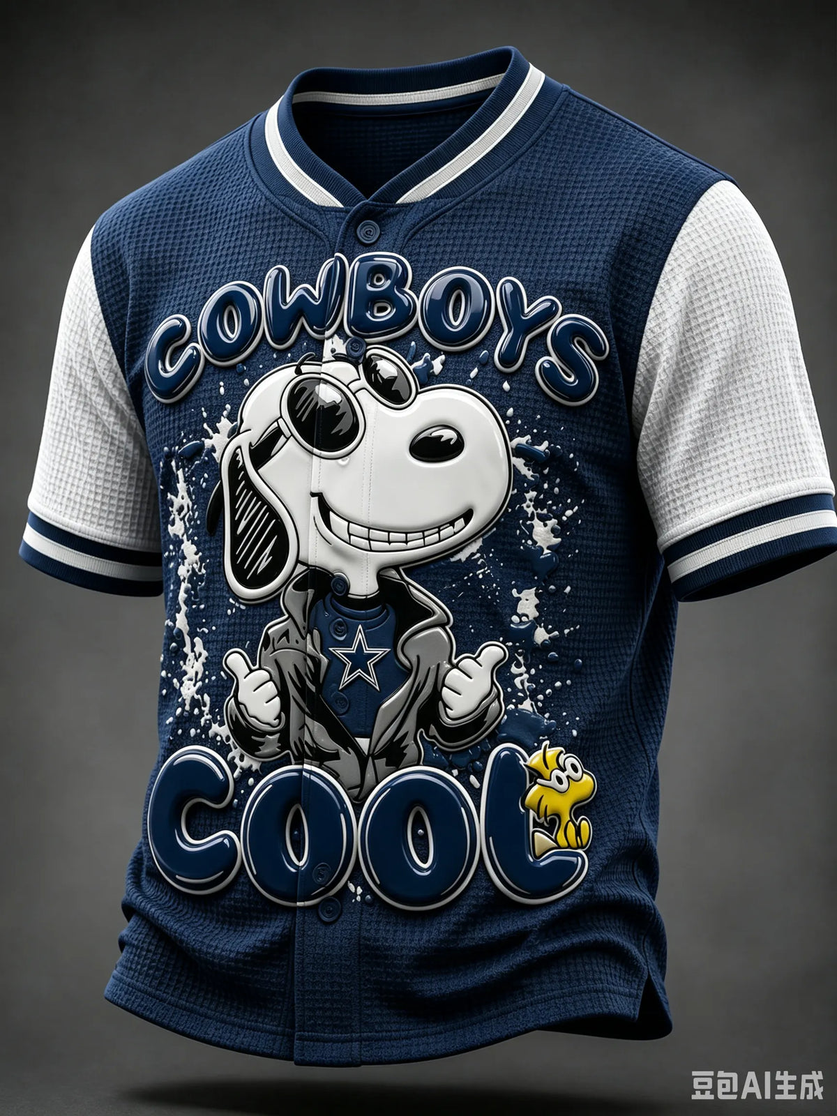 Men's Football Print Shirt