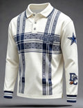 Men's Football-themed Polo Shirt