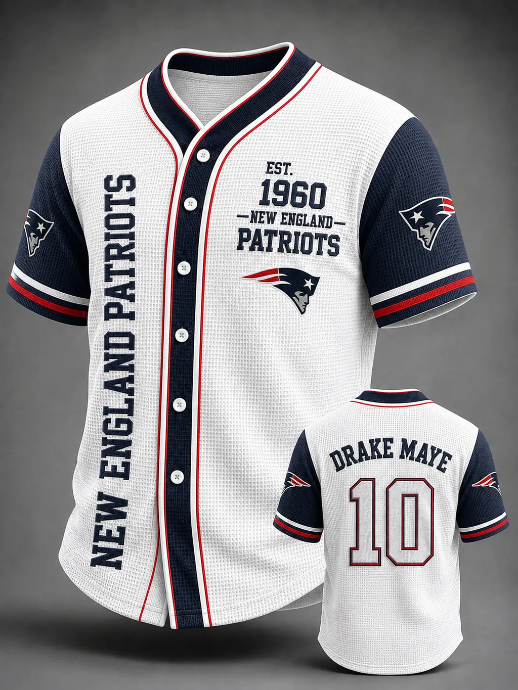 Men's Football Print Jersey