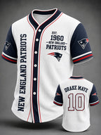 Men's Football Print Jersey