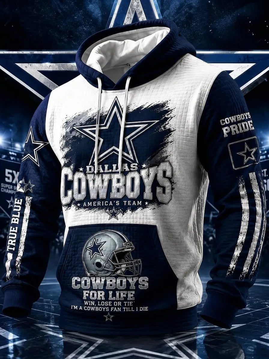 Men's Football Print Hoodies