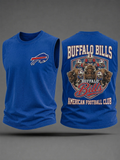 Men's Football Print Tank Top