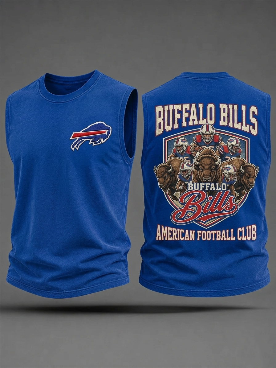 Men's Football Print Tank Top