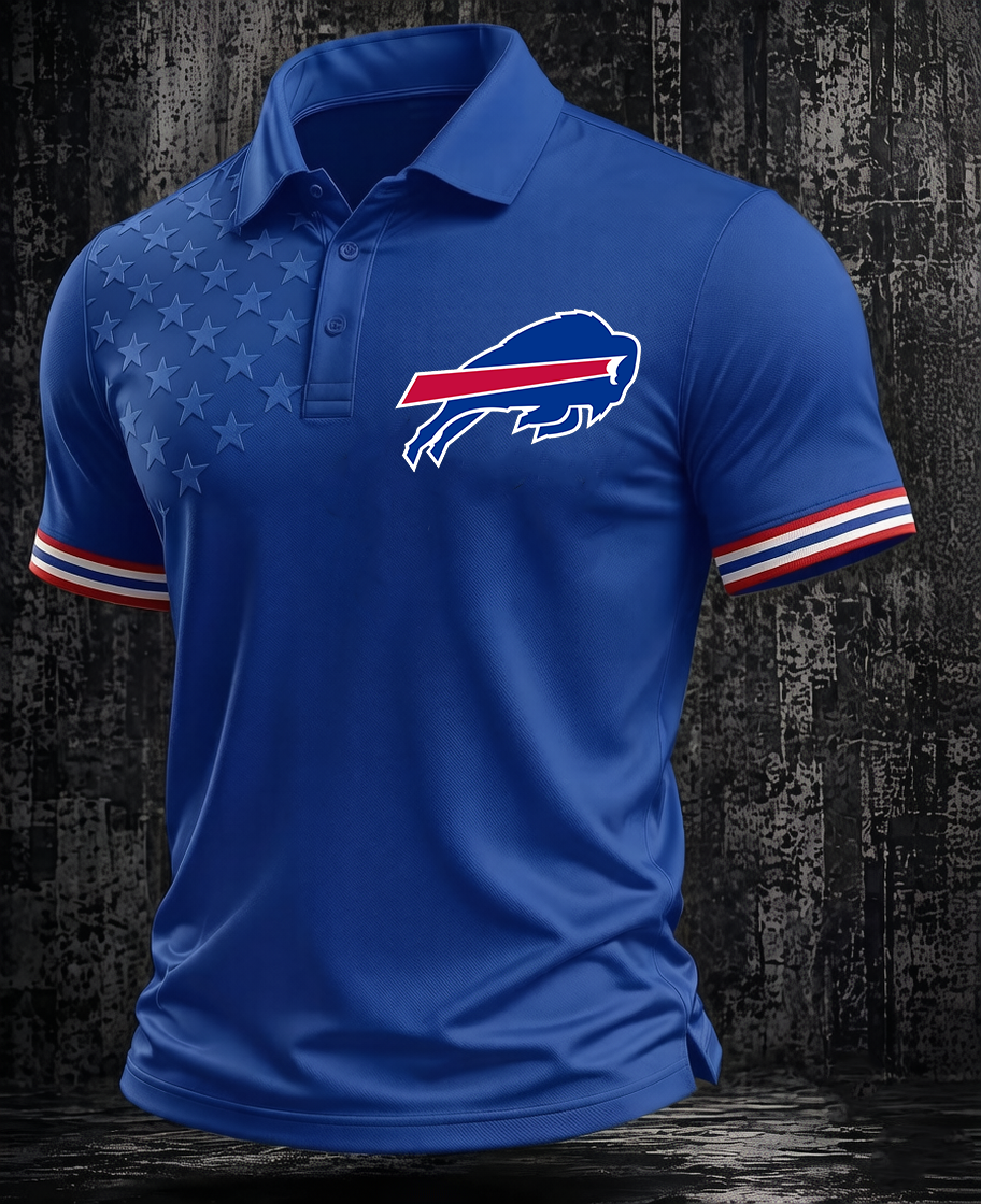 Men's Football Short-Sleeve Polo Shirt