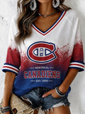 Women's Ice Hockey Print T-Shirt