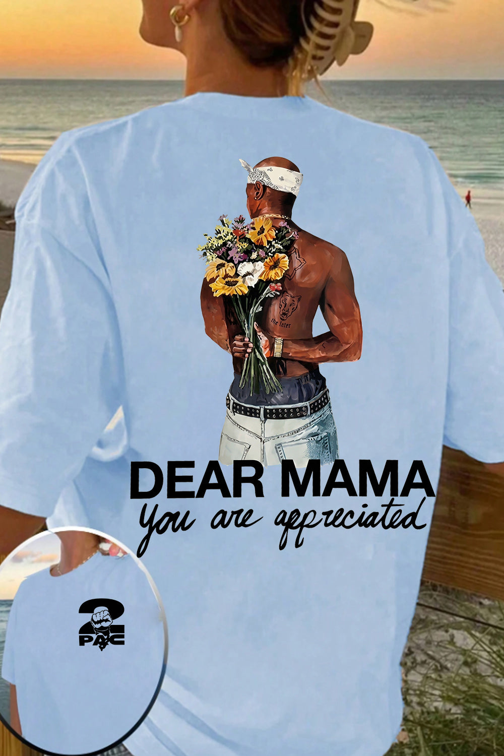 2pac Two-Sided Women Tee
