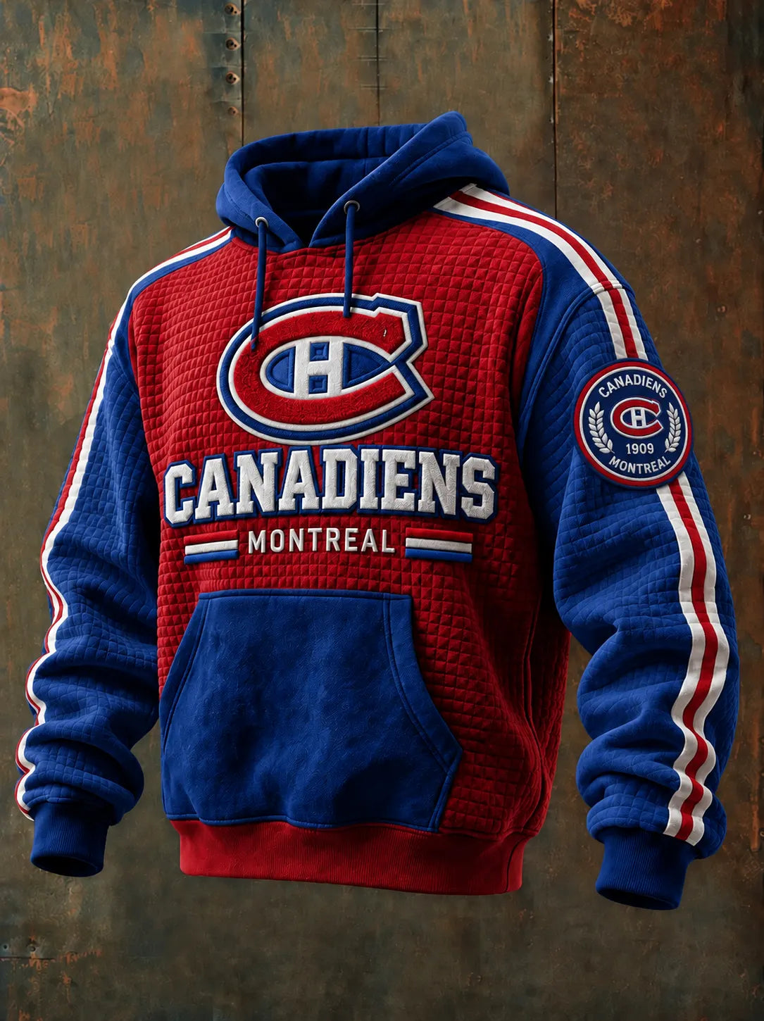 Men's Retro Ice Hockey Hoodie