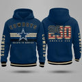 Men's Football Print Hoodie