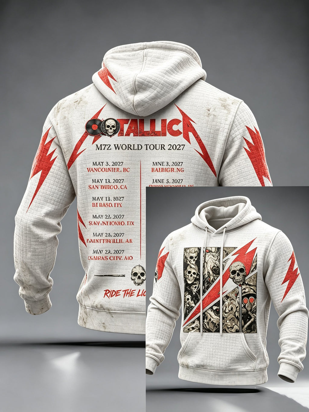 Men's Music Tour Graphic Hoodie