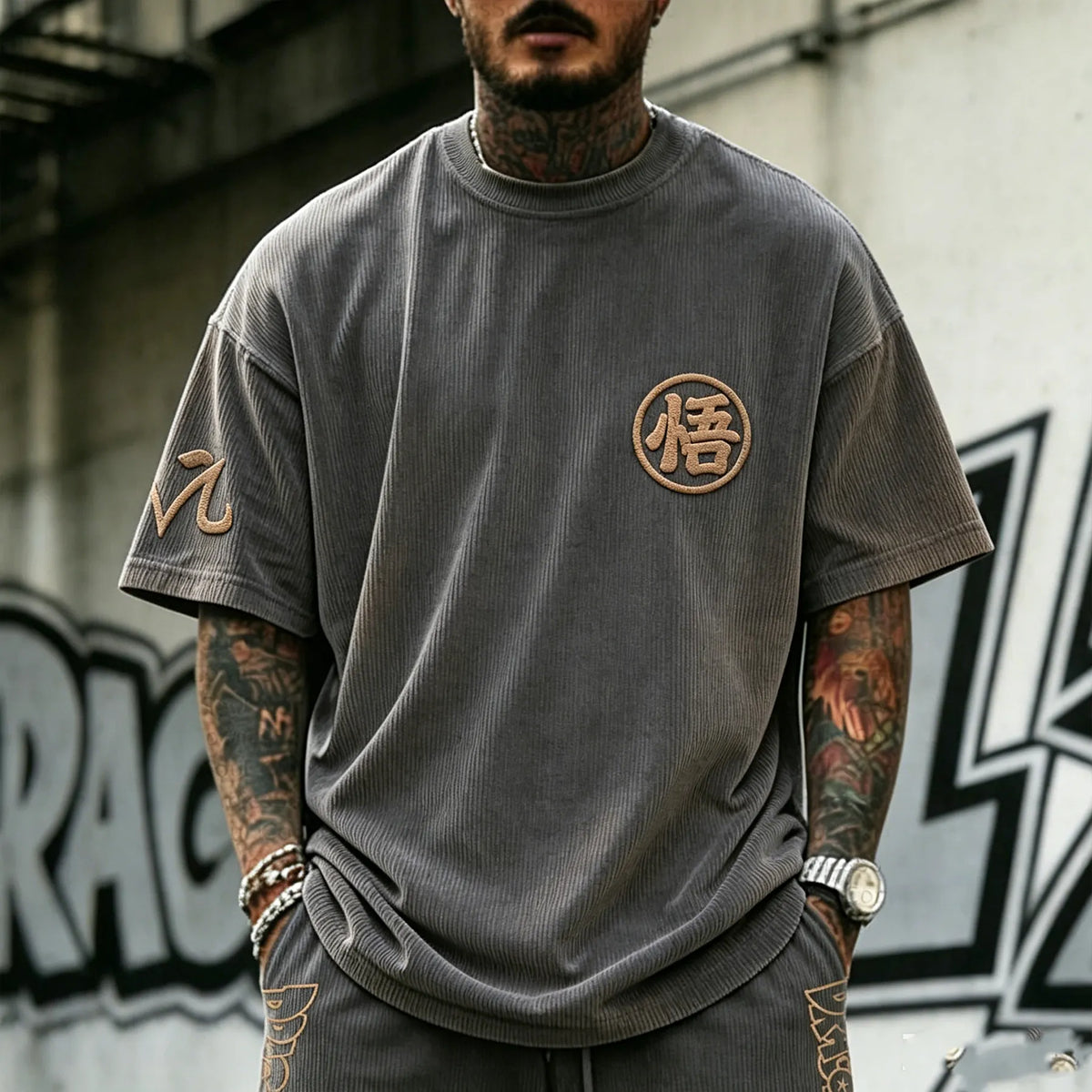 Unisex Anime Inspired Vintage T-Shirt