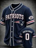 Men's Football Print Jersey