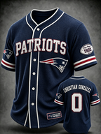 Men's Football Print Jersey
