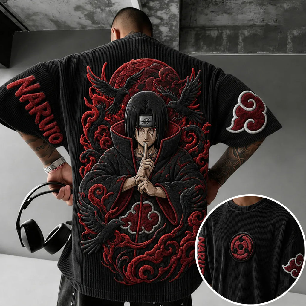 Unisex Anime-Style Retro Oversized T-Shirt