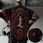 Unisex Anime-Style Retro Oversized T-Shirt