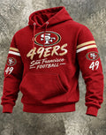 Men's Football Print Sweatshirt