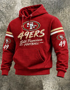 Men's Football Print Sweatshirt