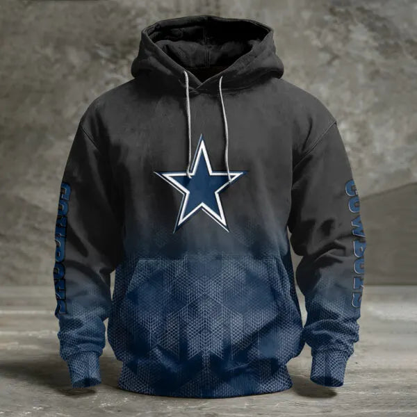 Men's Football Print Hoodie